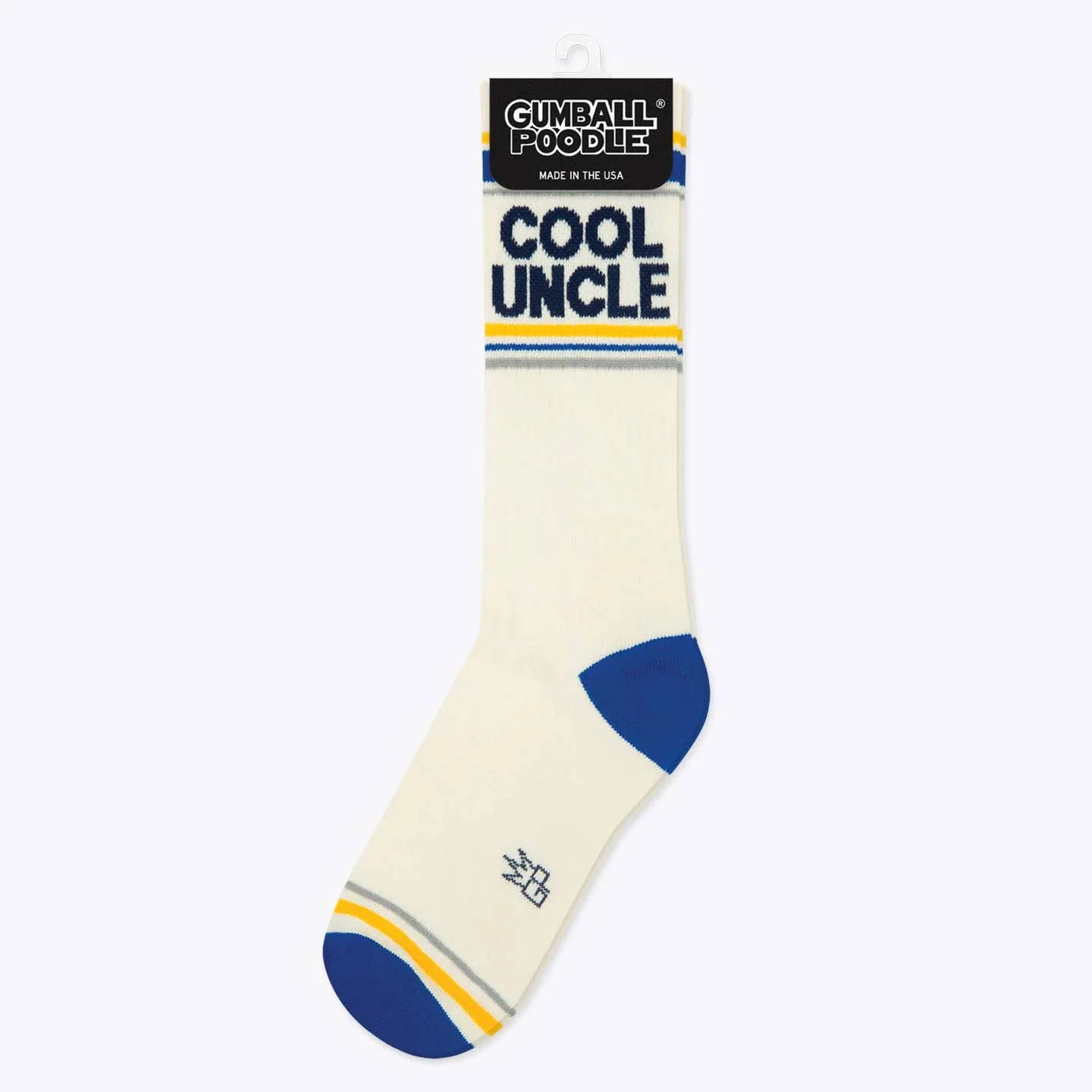 Cool Uncle Gym Crew Socks by Gumball Poodle - Image 3