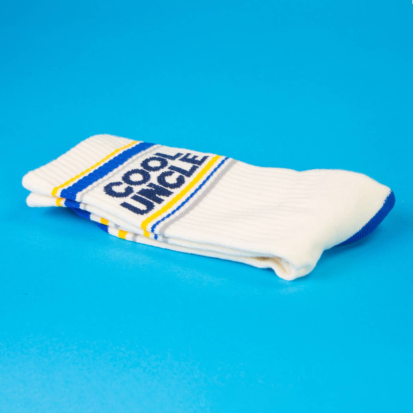 Cool Uncle Gym Crew Socks by Gumball Poodle - Image 6
