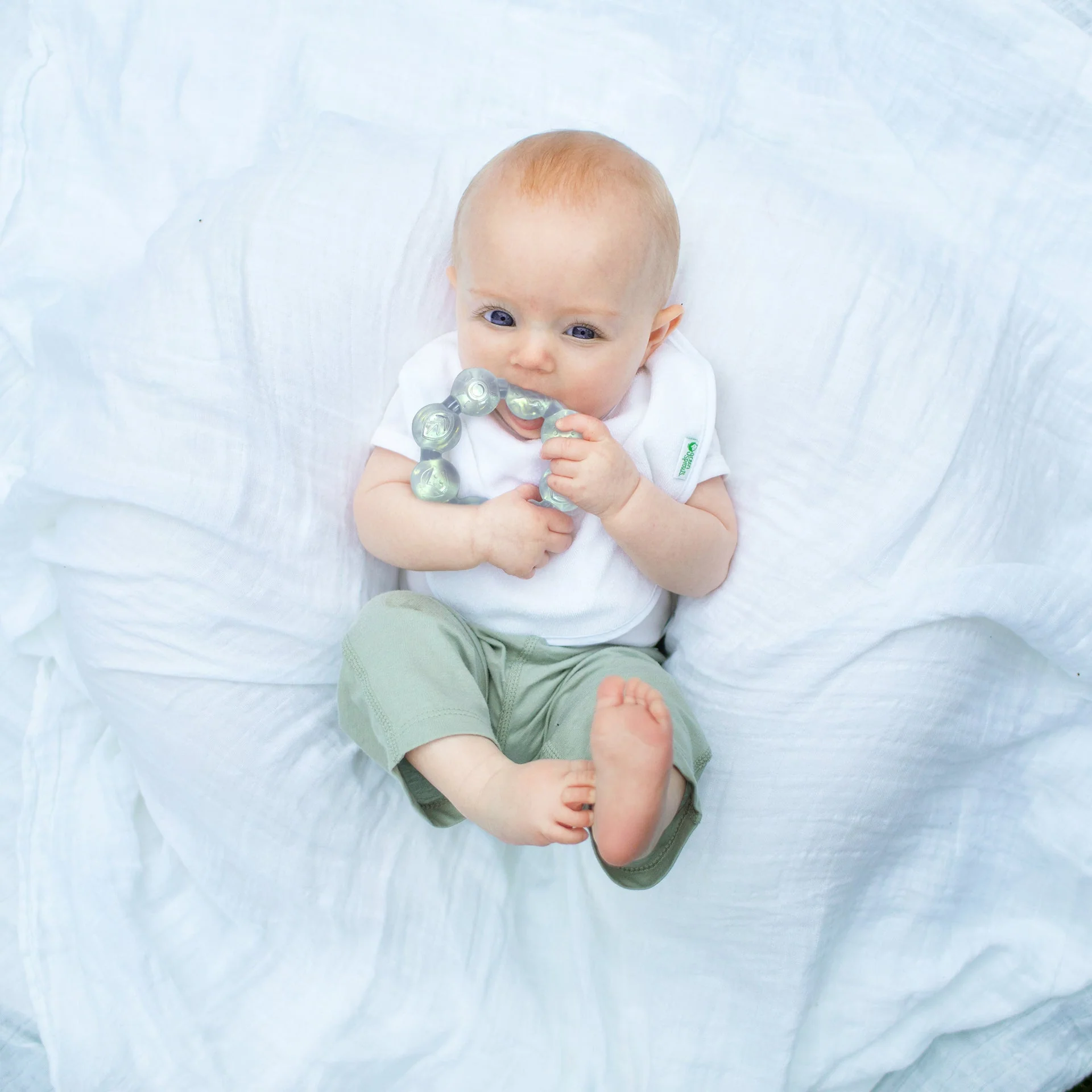 Cooling Teether - Clear by Green Sprouts - Image 2