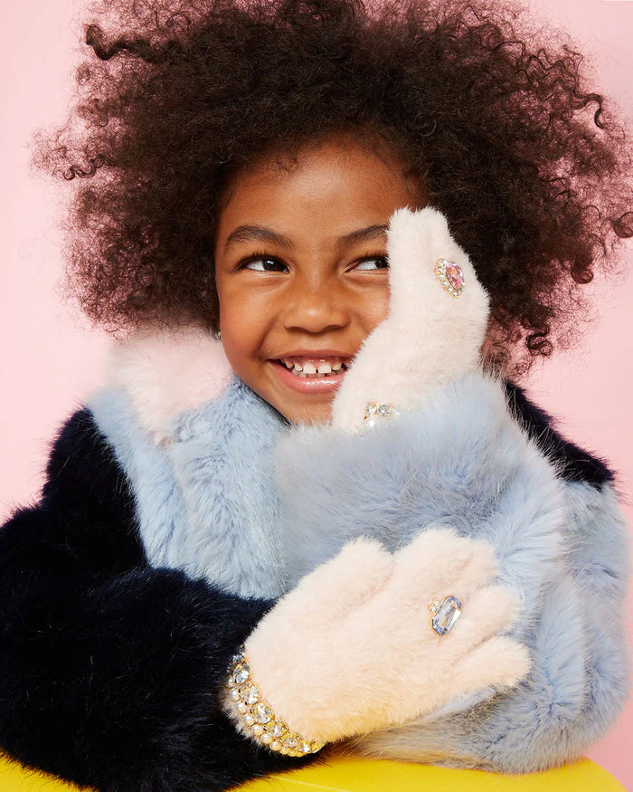 Cotton Candy Jeweled Gloves by Super Smalls - Image 2
