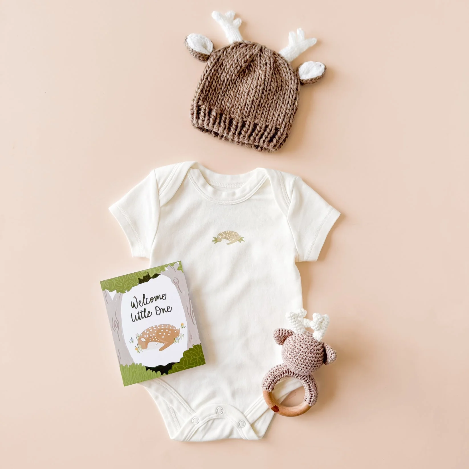 Cotton Crochet Rattle Teether - Deer by The Blueberry Hill - Image 5