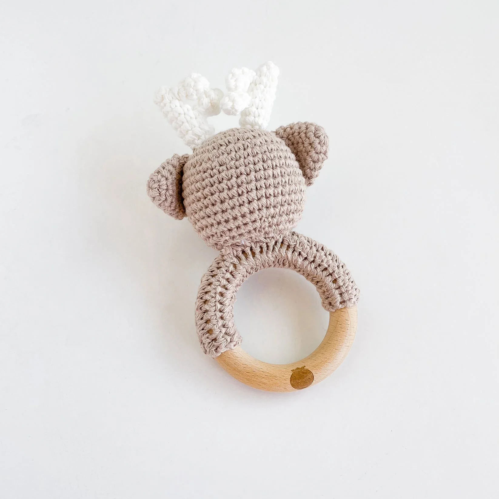Cotton Crochet Rattle Teether - Deer by The Blueberry Hill - Image 7