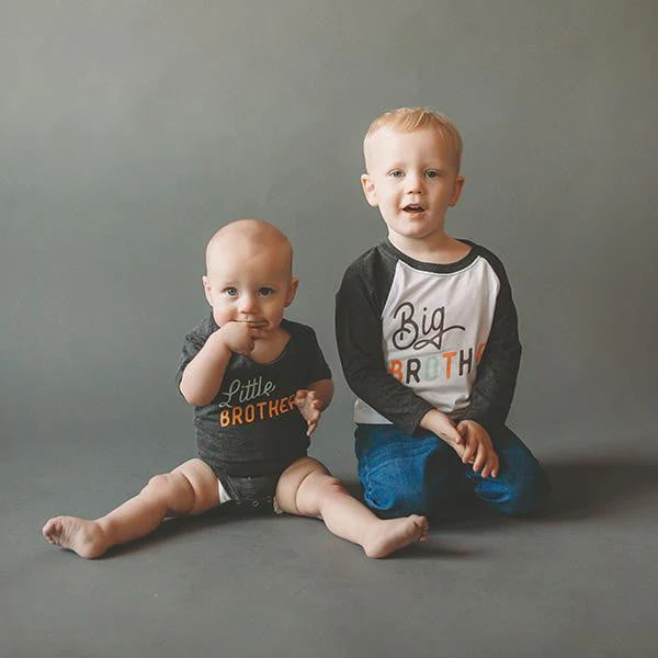 Cotton Bodysuit - Little Brother by Sweetpea + Co - Image 3