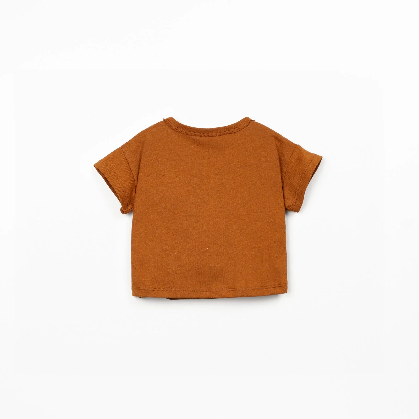 Cotton/Linen T-Shirt - Camel by Play Up - Image 2