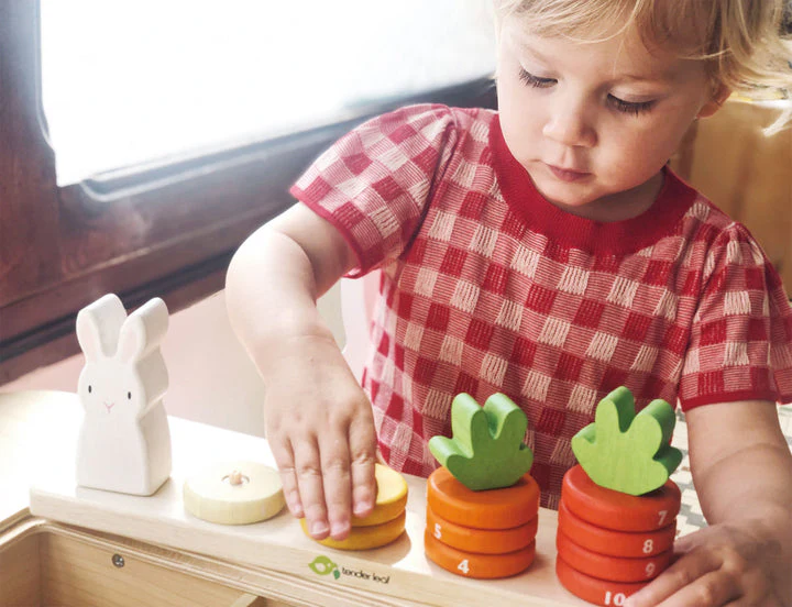 Counting Carrots Wooden Toy by Tender Leaf Toys - Image 4