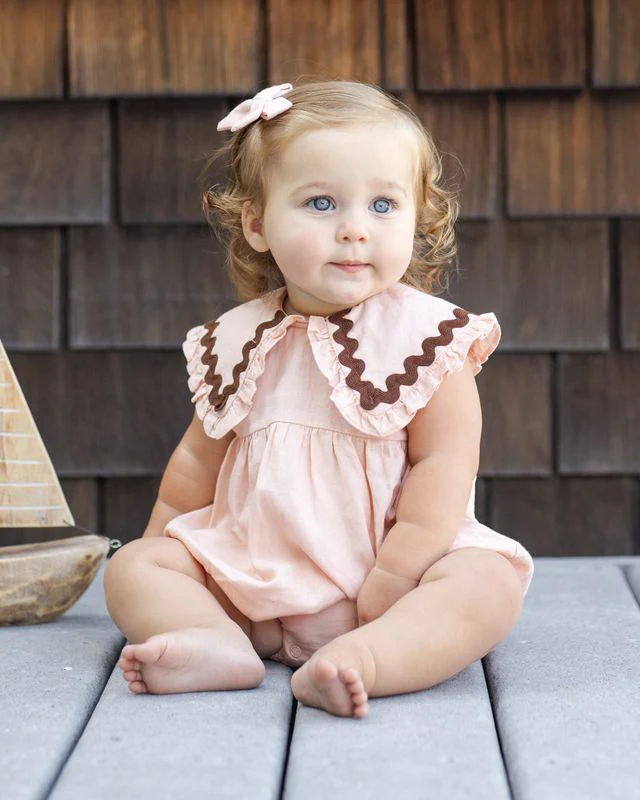 Cove Romper - Blush by Rylee + Cru - Image 2