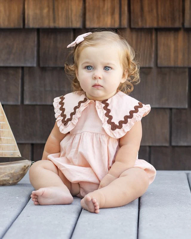 Cove Romper - Blush by Rylee + Cru - Image 3