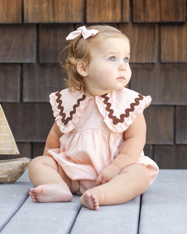 Cove Romper - Blush by Rylee + Cru - Image 4