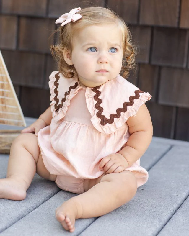 Cove Romper - Blush by Rylee + Cru - Image 6