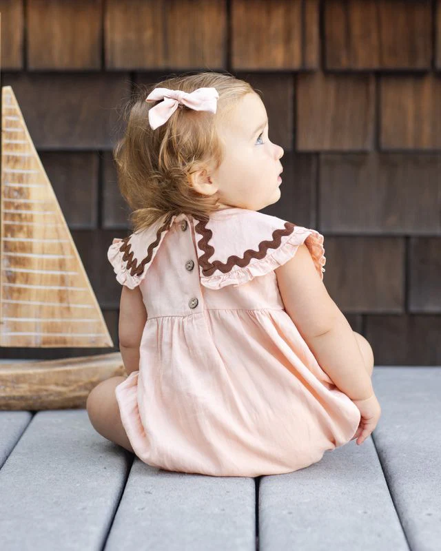 Cove Romper - Blush by Rylee + Cru - Image 7