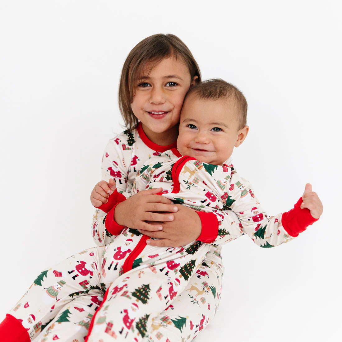 Cozy Christmas Bamboo Convertible Baby Pajamas by Emerson and Friends - FINAL SALE - Image 10