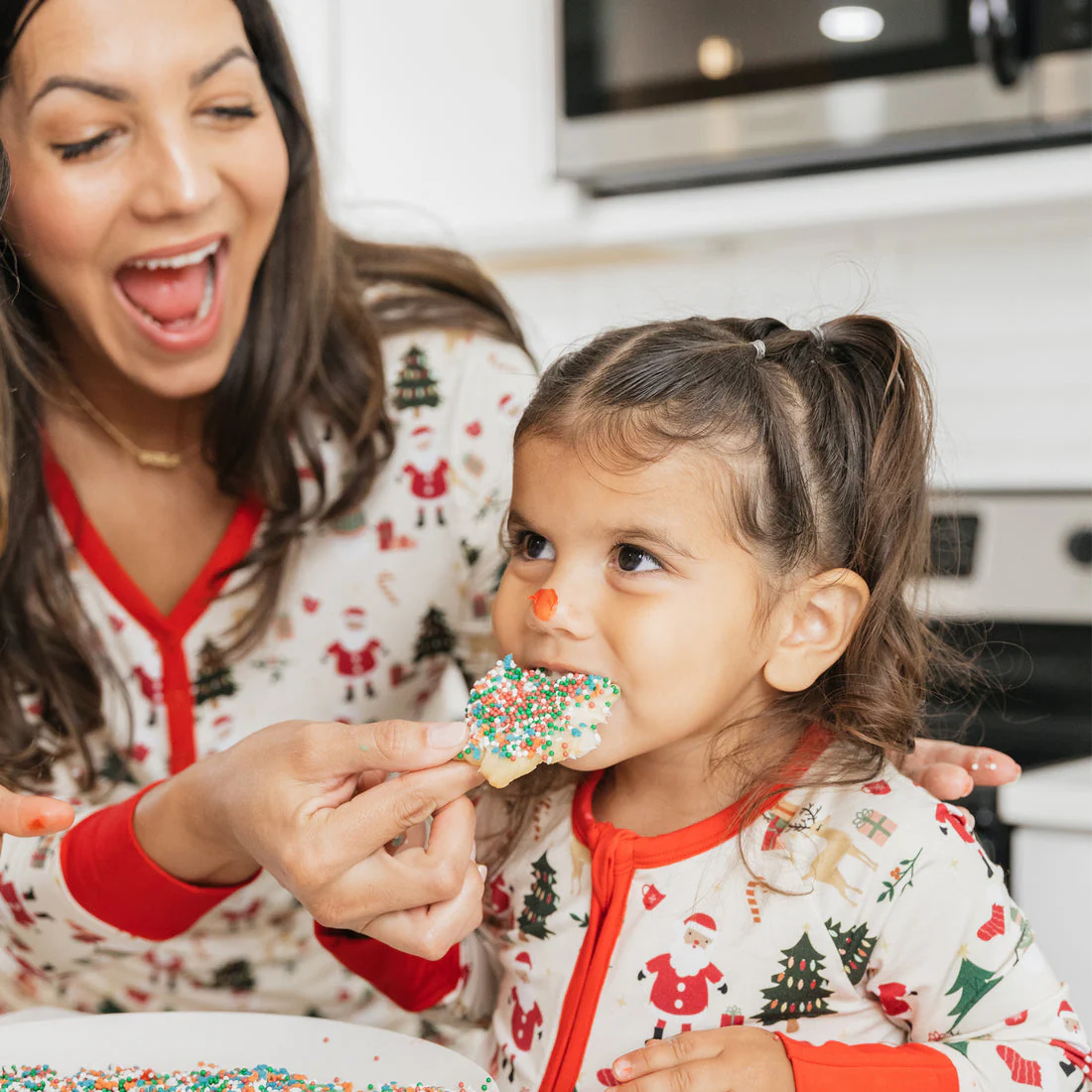 Cozy Christmas Bamboo Convertible Baby Pajamas by Emerson and Friends - FINAL SALE - Image 7