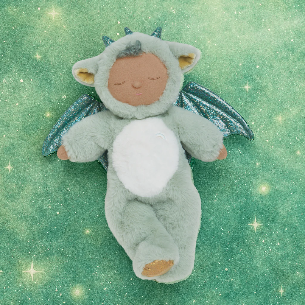 Cozy Dinkum Dragon - Ash (Green) by Dinkum Dolls - Image 2