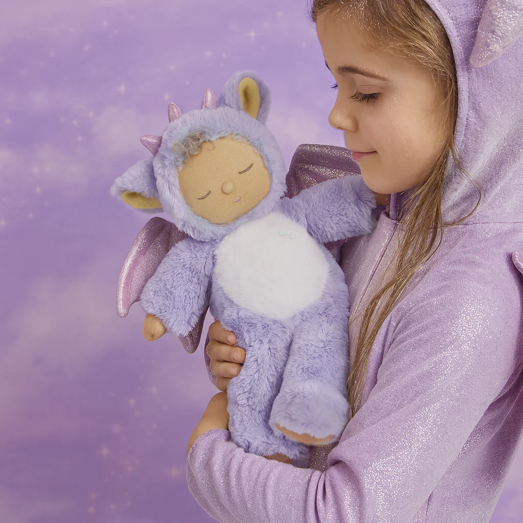 Cozy Dinkum Dragon - Rory (Lavender) by Dinkum Dolls - Image 3