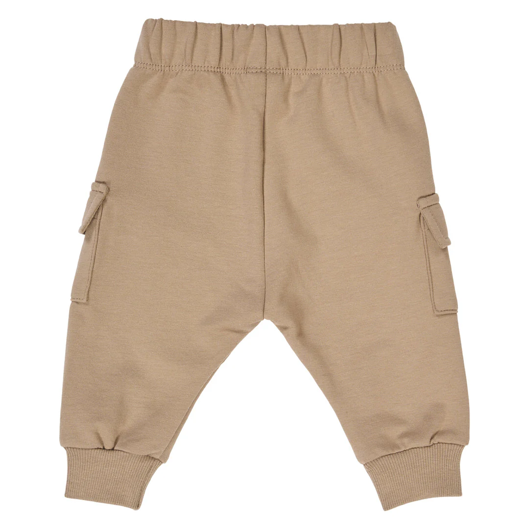 Cozy Me Sweat Cargo Pants - Beige by Musli - FINAL SALE - Image 2