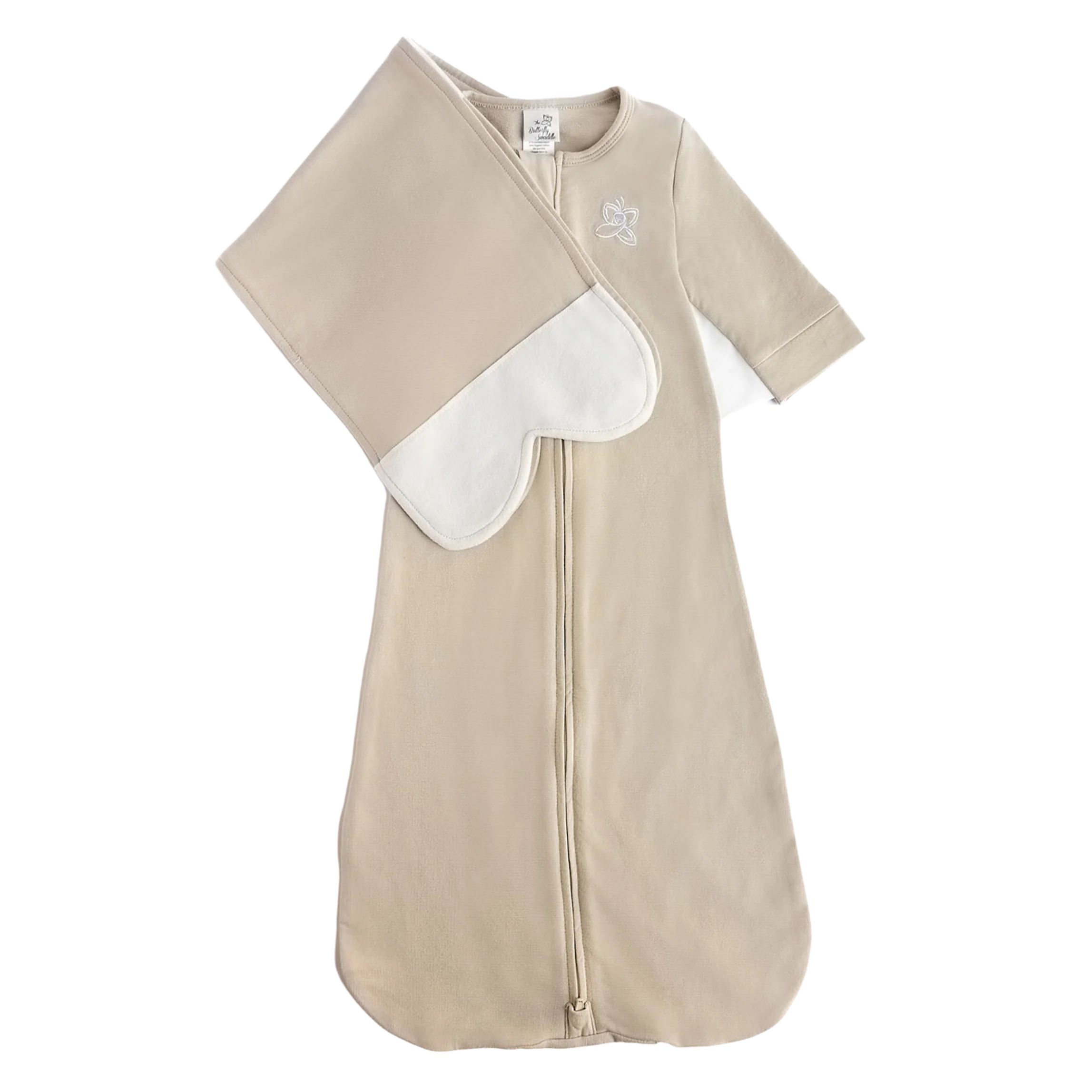 Cozy Oat Swaddle - Small (0-3 M; 7-12 Lbs) by The Butterfly Swaddle