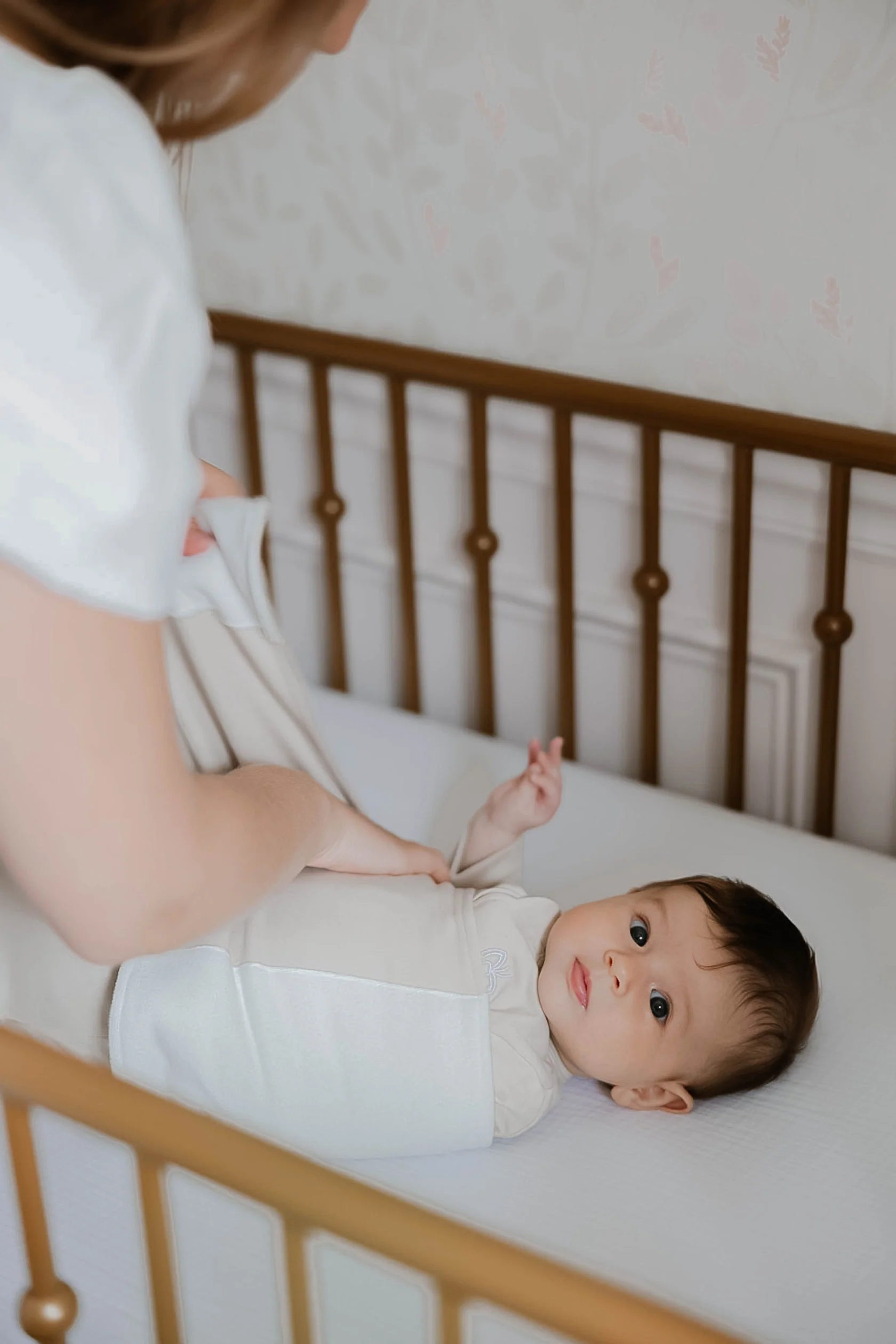 Cozy Oat Swaddle - Small (0-3 M; 7-12 Lbs) by The Butterfly Swaddle - Image 4