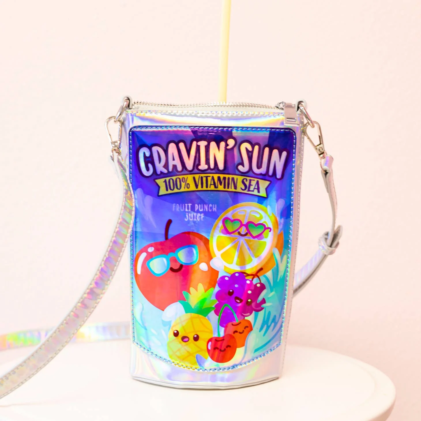 Cravin' Sun Fruit Juice Pouch Handbag by Bewaltz - Image 3