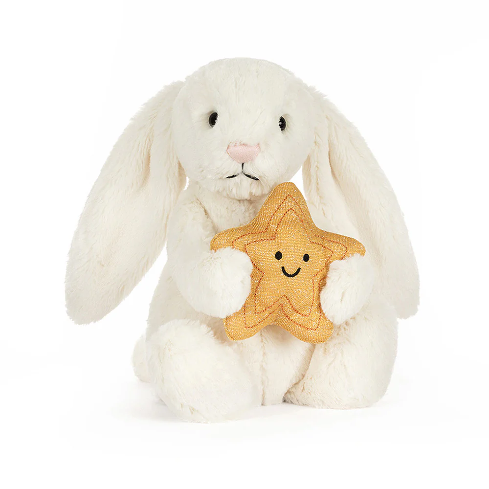 Cream Bunny with Star by Jellycat - Image 6