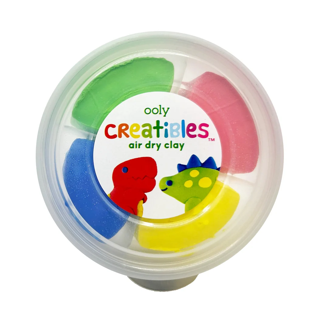 Creatibles DIY Air-Dry Clay Kit - Dino BFFs by OOLY - Image 3