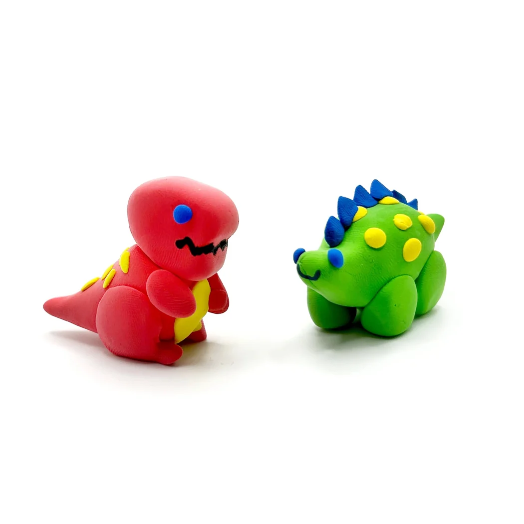 Creatibles DIY Air-Dry Clay Kit - Dino BFFs by OOLY - Image 5