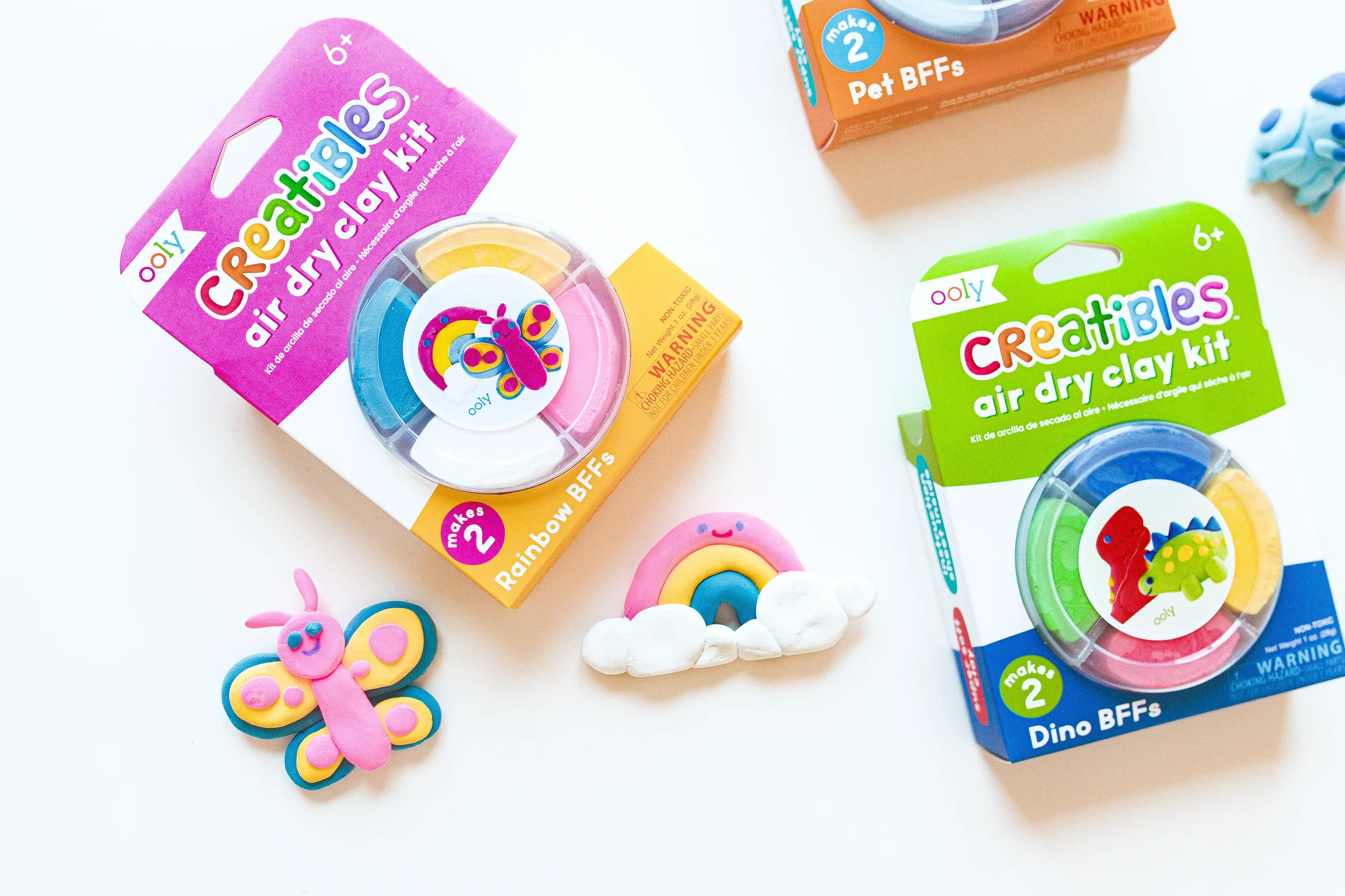 Creatibles DIY Air-Dry Clay Kit - Dino BFFs by OOLY - Image 7