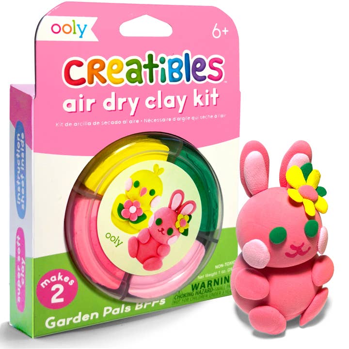 Creatibles Mini Air Dry Clay Kit - Garden Pals BFFs by OOLY - Image 3