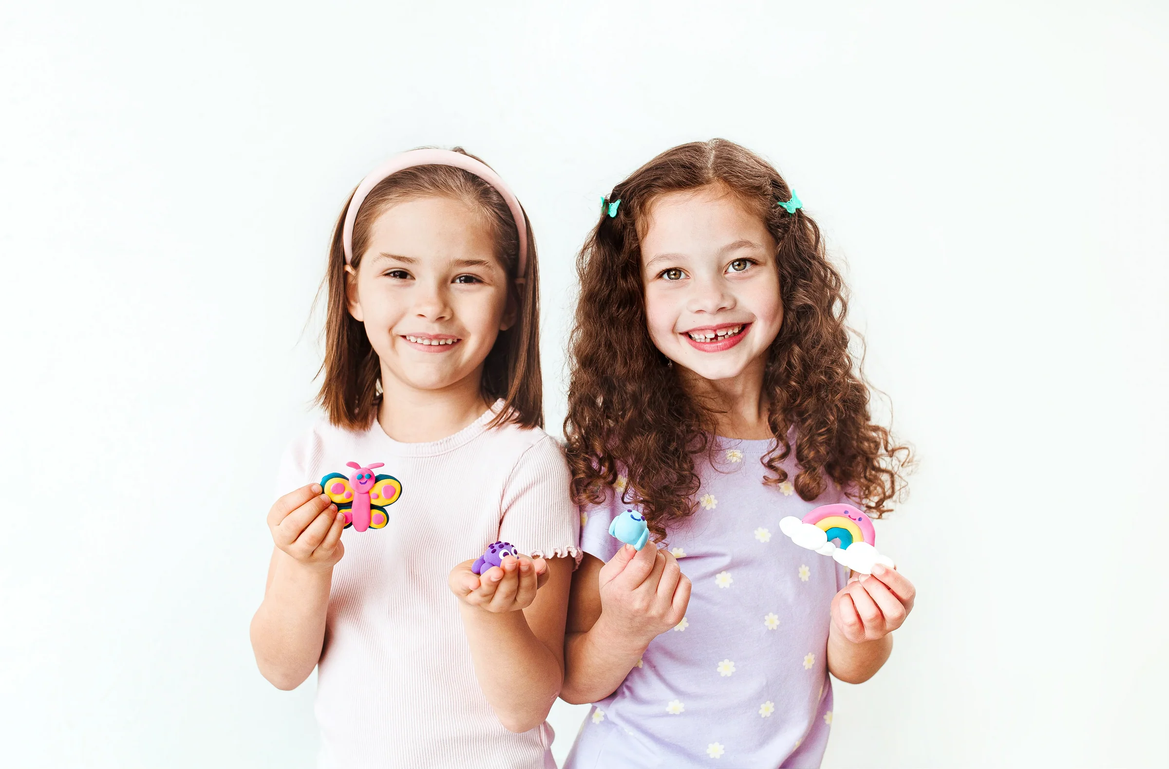 Creatibles Mini Air Dry Clay Kit - Rainbow BFFs by OOLY - Image 10