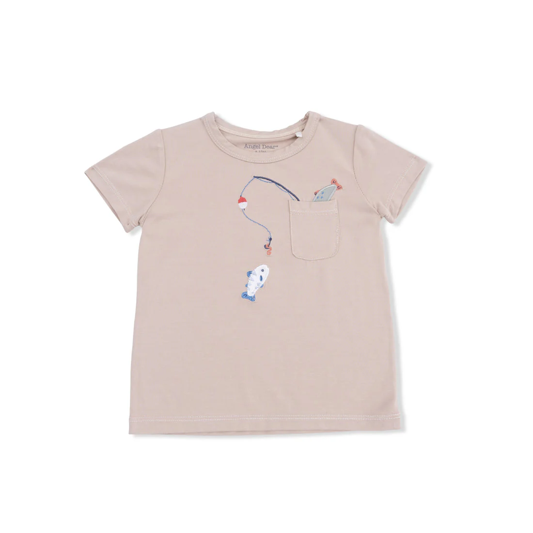 Crew Neck Tee with Cargo Short - Gone Fishing by Angel Dear - Image 3
