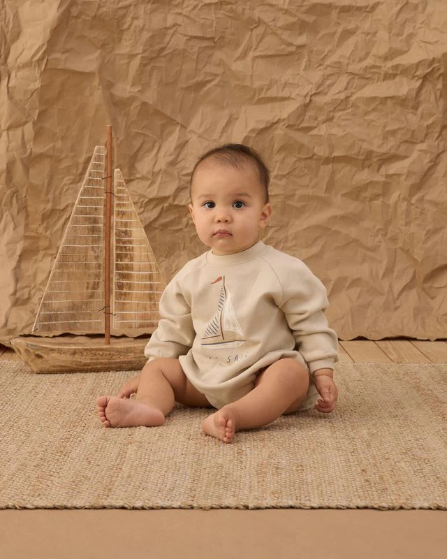 Crewneck Romper - Set Sail by Rylee + Cru - Image 4