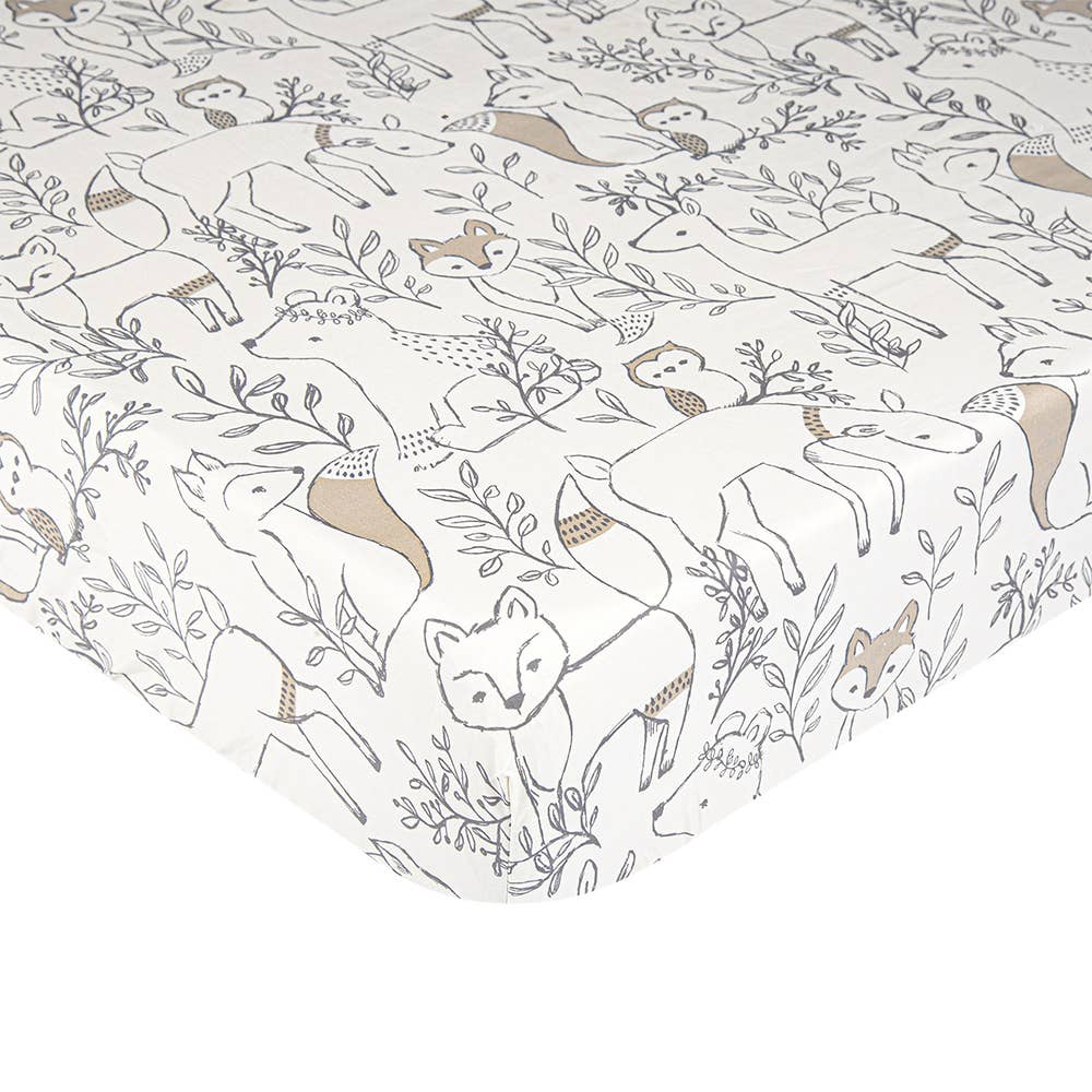 Crib Sheet - Ezra by Crane Baby