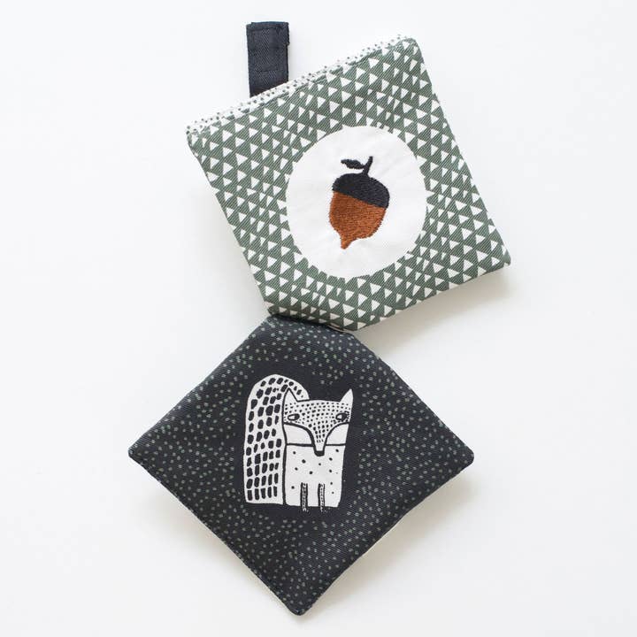 Crinkle Pages Stroller Toy - Woodland by Wee Gallery - Image 3