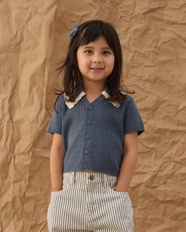 Crochet Bow Clip - Marine by Rylee + Cru - Image 16