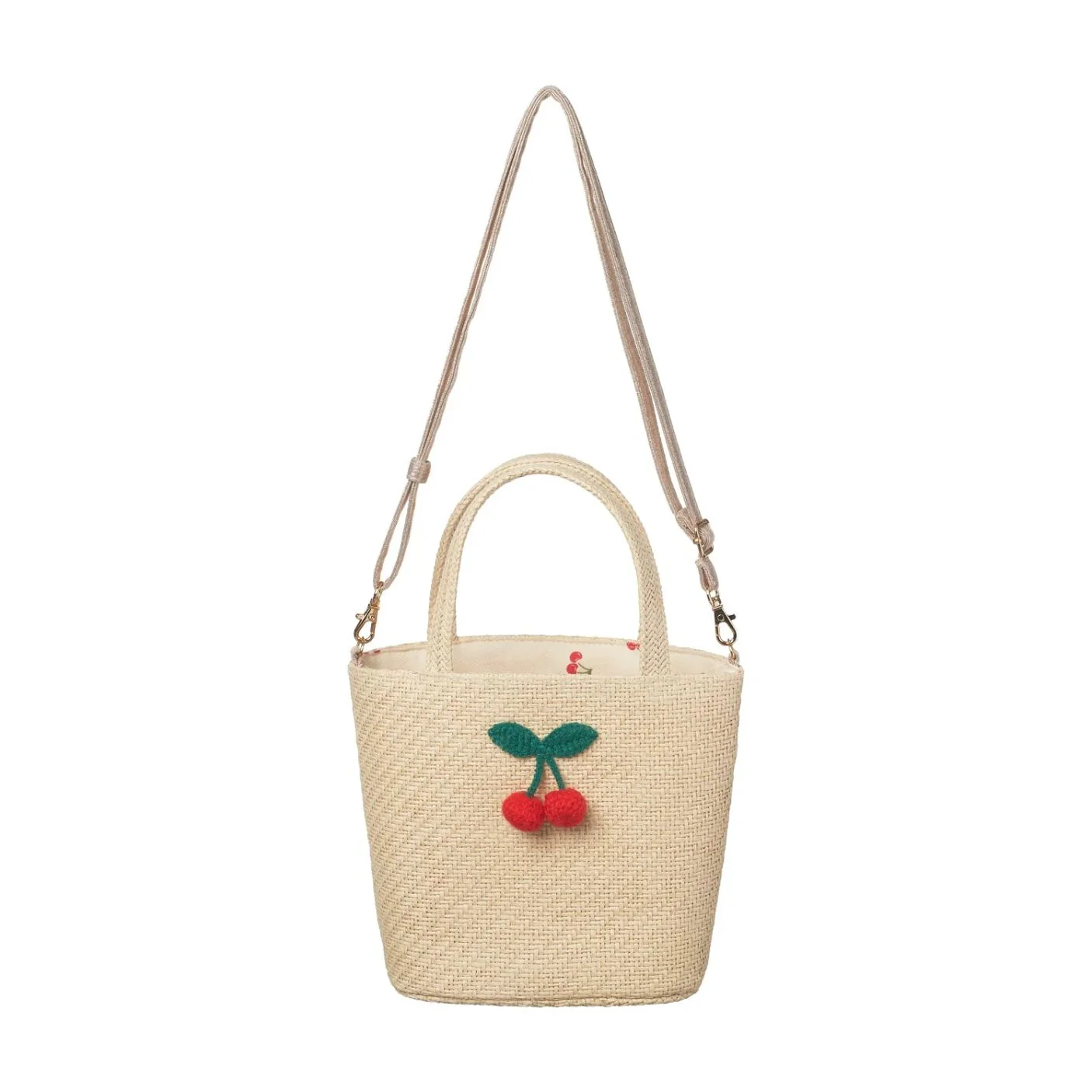 Crochet Cherry Basket Bag by Rockahula Kids