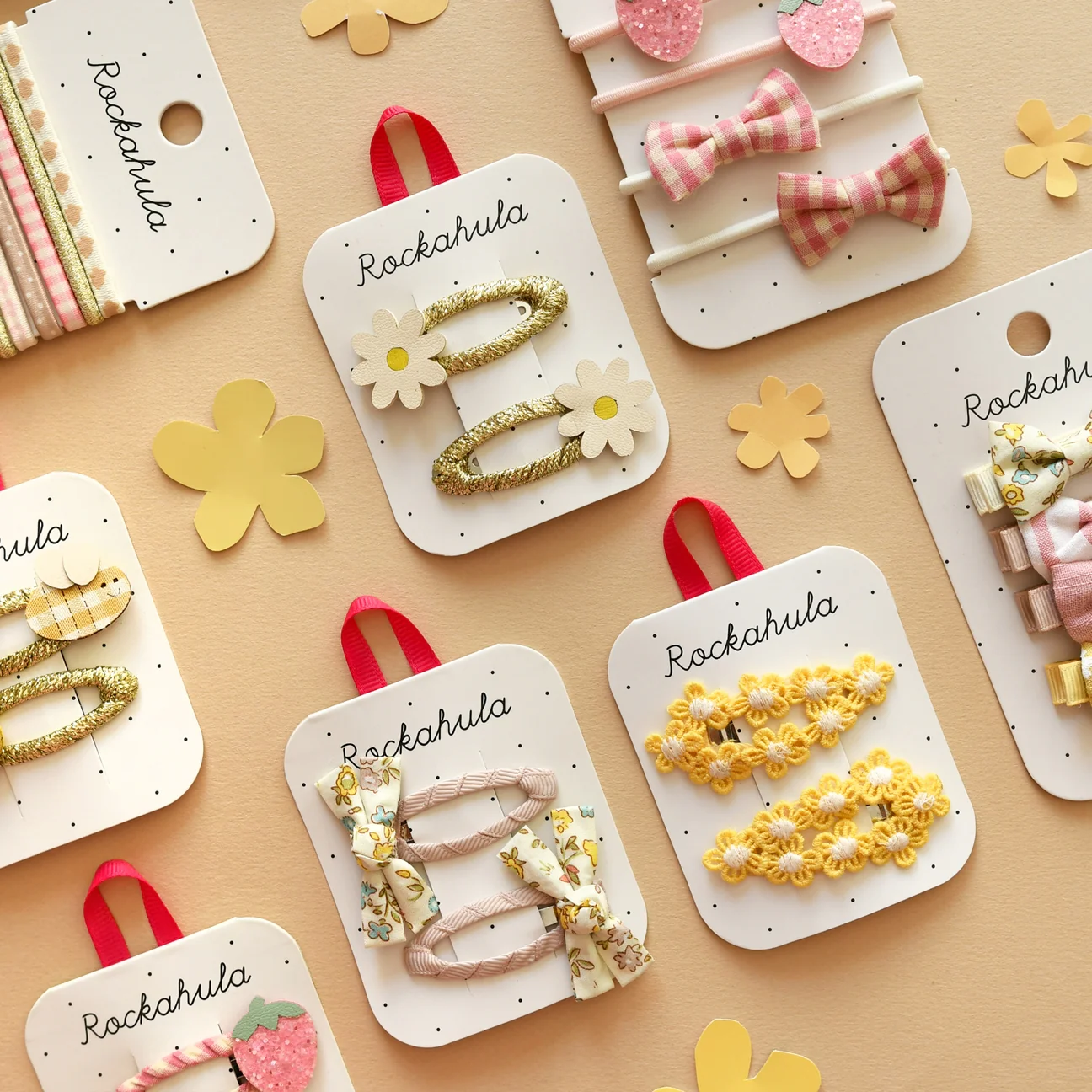 Crochet Flower Clips by Rockahula Kids - Image 3