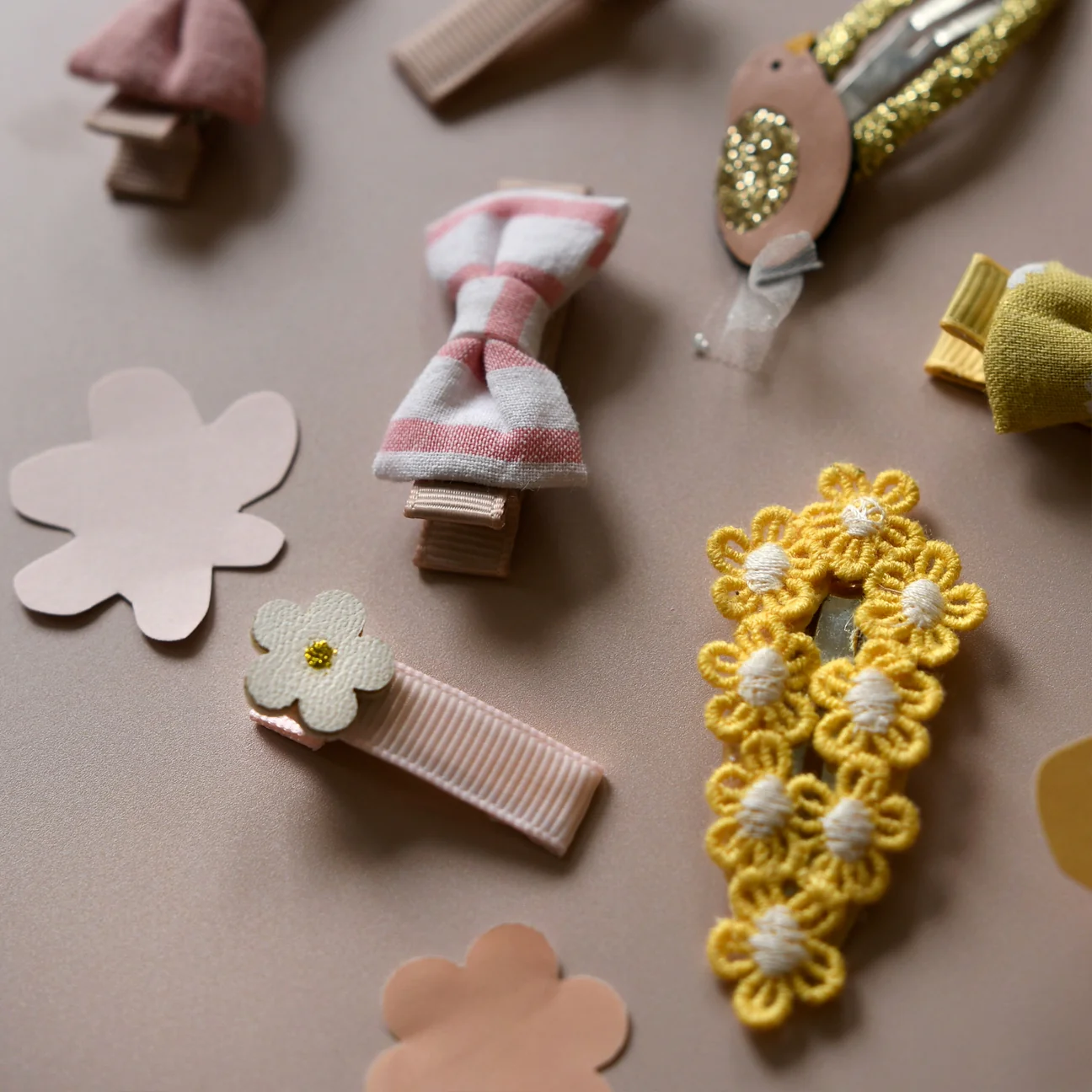 Crochet Flower Clips by Rockahula Kids - Image 4