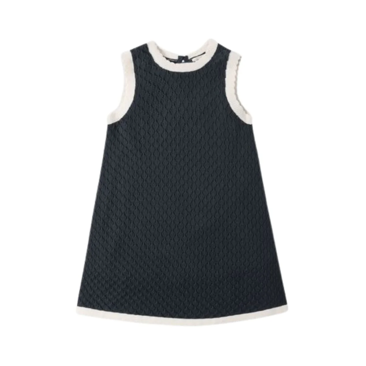Crochet Tank Mini Dress - Navy by Rylee + Cru