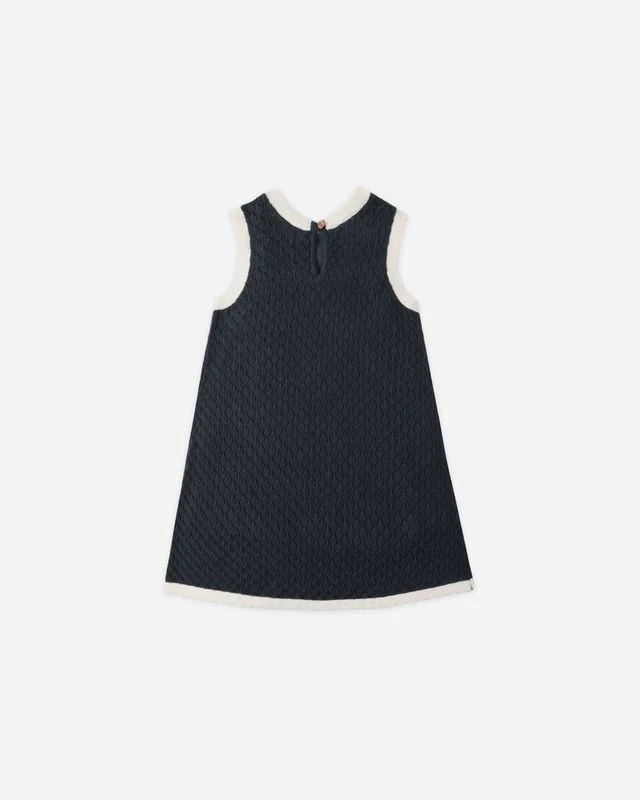 Crochet Tank Mini Dress - Navy by Rylee + Cru - Image 2