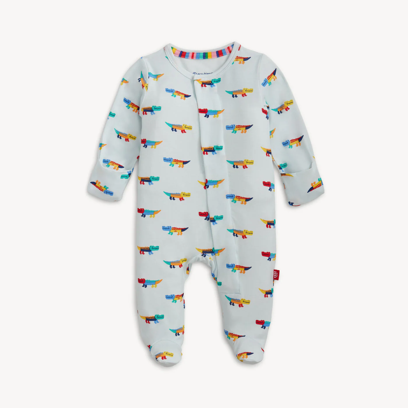 Crocodile Colrpop Blue Modal Magnetic Footie by Magnetic Me - Image 3