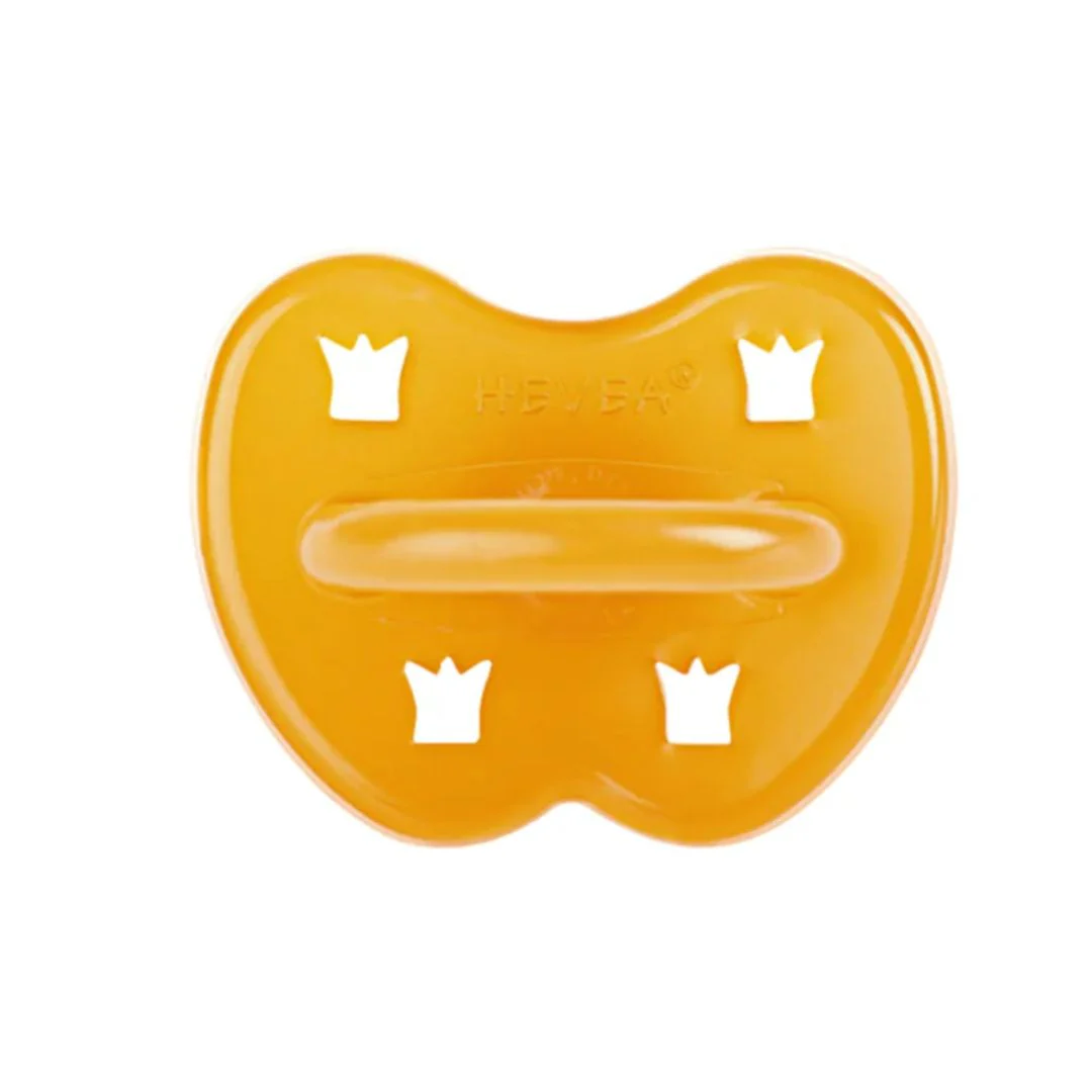 Crown Round Natural Rubber Pacifier by Hevea - Image 2
