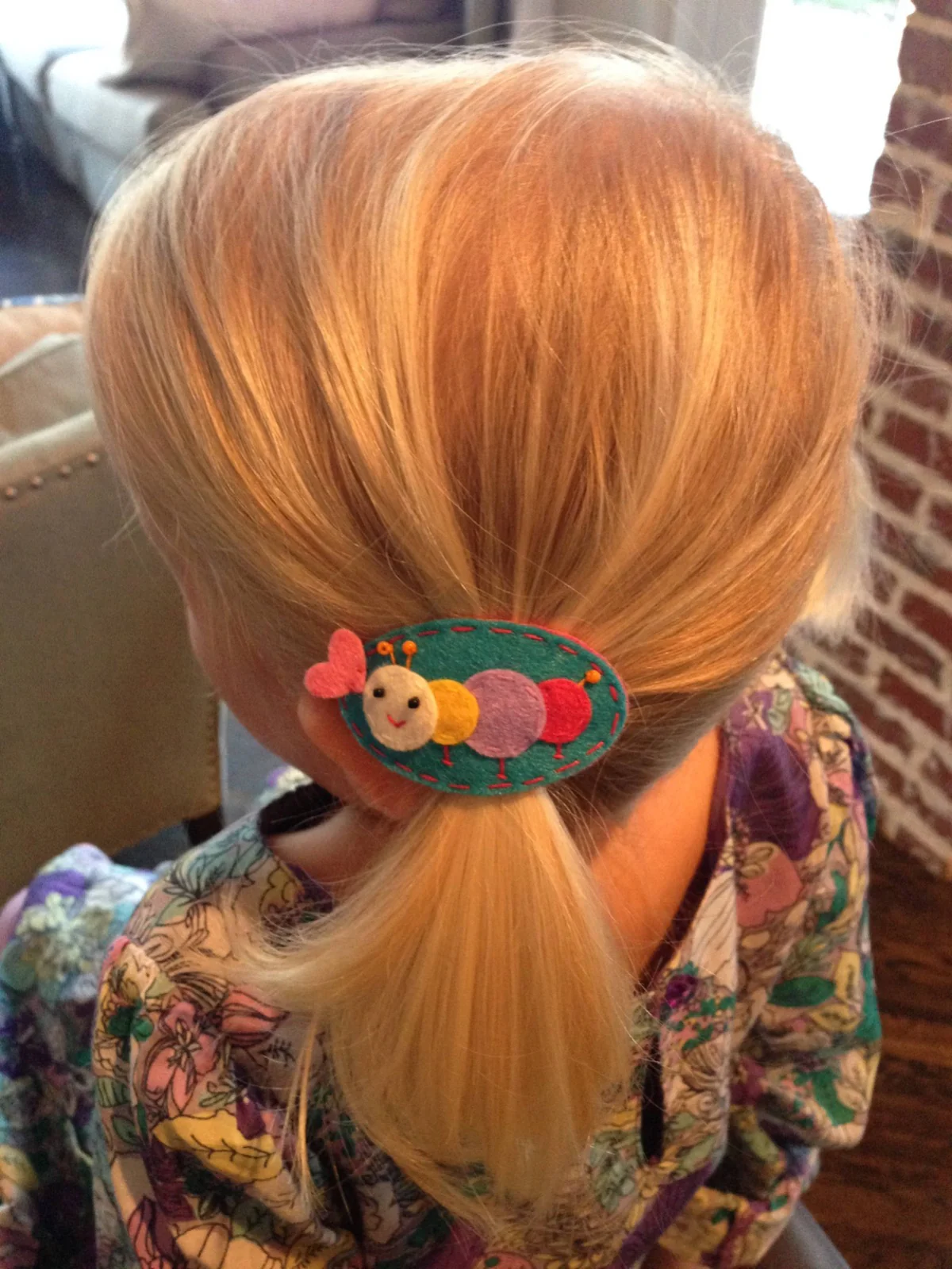 Cute Caterpillar Hair Clips by Lily + Momo - Image 2