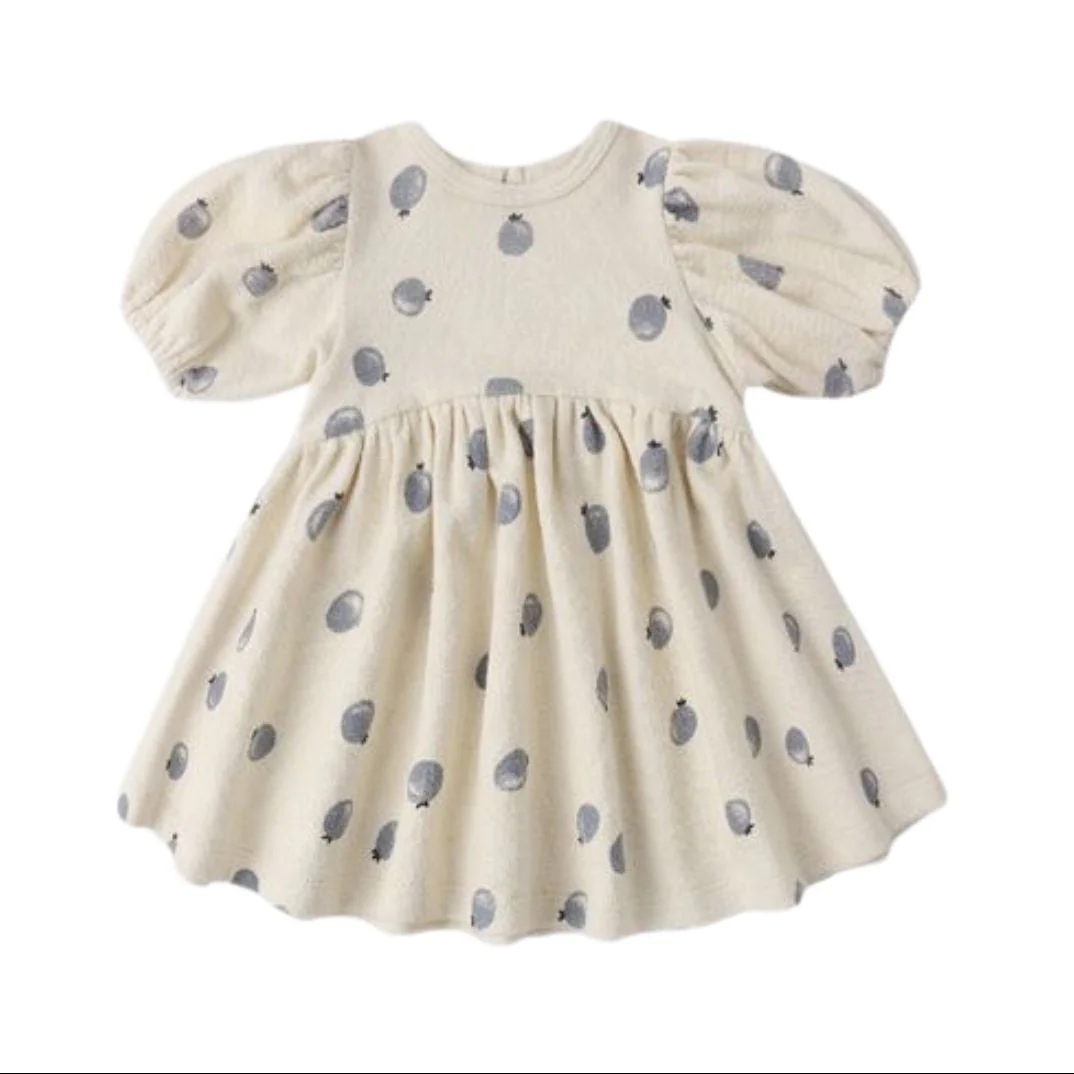 Darla Dress - Blueberries by Quincy Mae