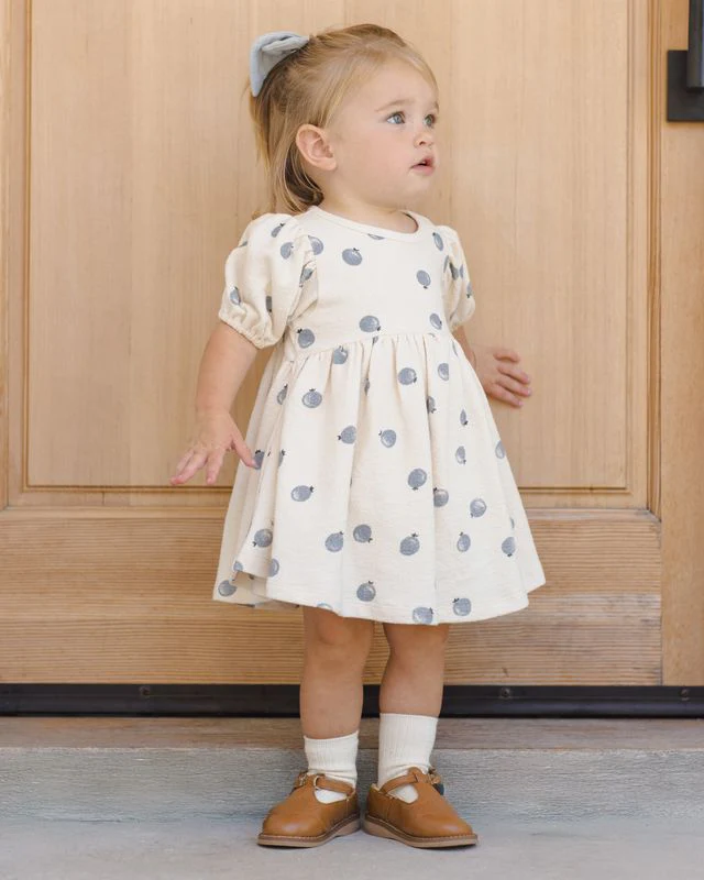 Darla Dress - Blueberries by Quincy Mae - Image 2