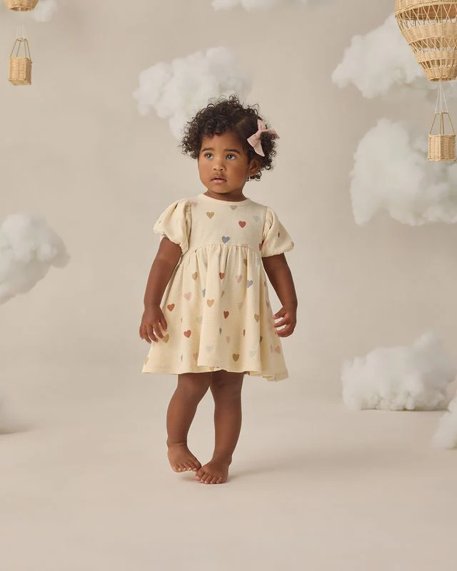 Darla Dress - Confetti Hearts by Quincy Mae - Image 3