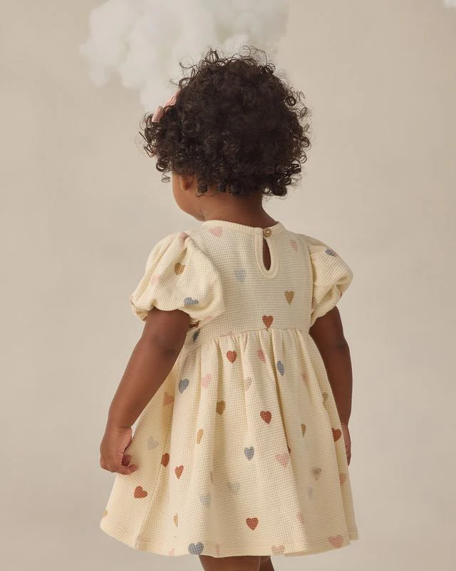 Darla Dress - Confetti Hearts by Quincy Mae - Image 5