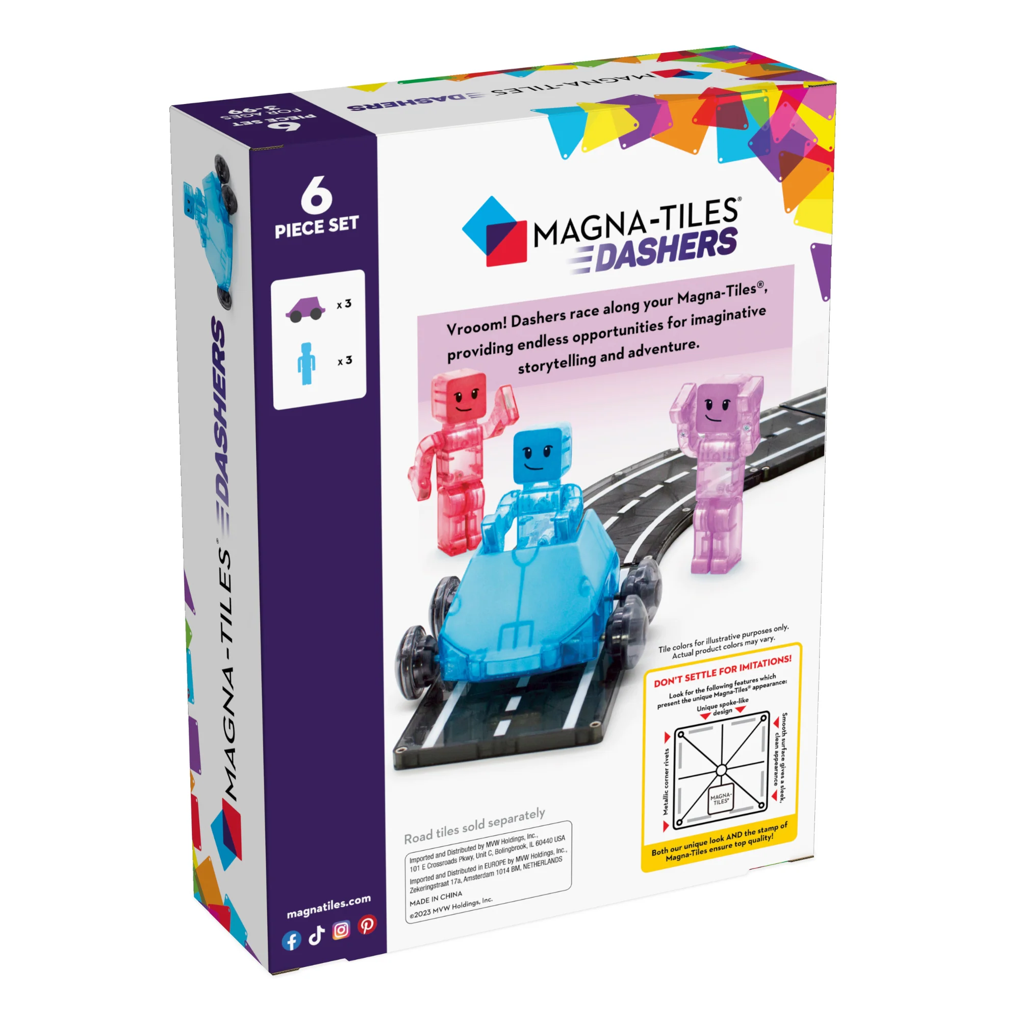 Dashers 6 Piece Set by Magna-Tiles - Image 8