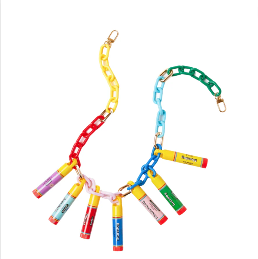 Days of the Week Lip Balm Necklace by Super Smalls - Image 5