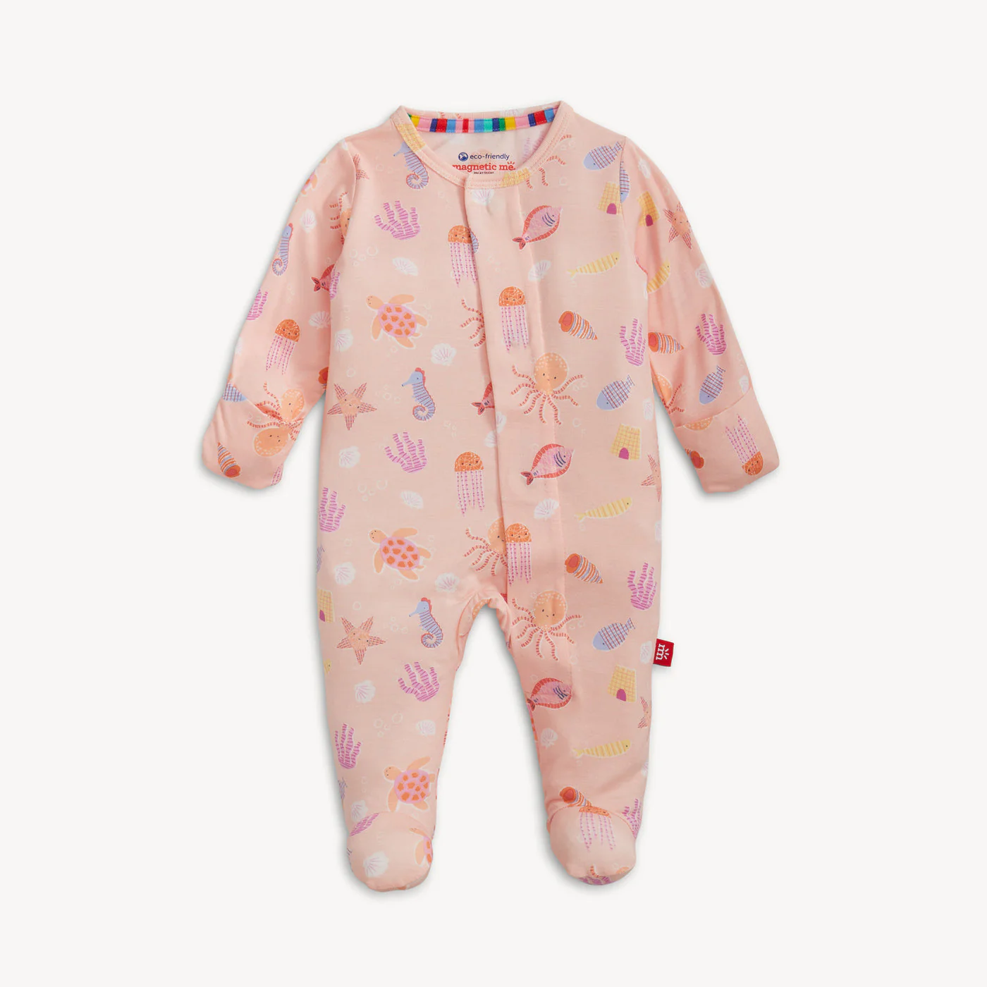 Deep Chic Pink Modal Magnetic Footie by Magnetic Me - Image 3
