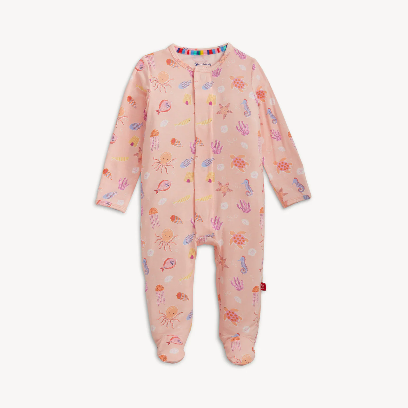 Deep Chic Pink Modal Magnetic Footie by Magnetic Me - Image 4