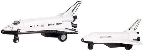Diecast Pull Back Space Shuttle by Toysmith - Image 3